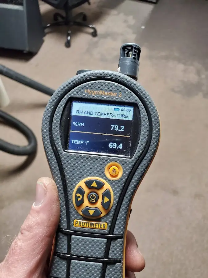 Moisture meter humidity assessment for Fire & Smoke Damage Restoration in West Little River
